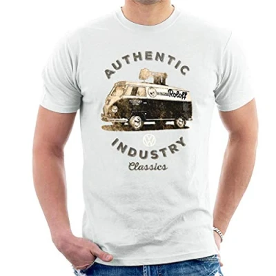Image of Volkswagen Authentic Industry Classics Camper Men&#039;s T Shirt White