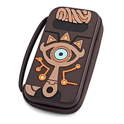 Image of Travel Carrying Case for Nintendo Switch, Hard Carry Shell Pouch Embossed with Zelda Breath of The Wild, Protective Portable Bag Switch Console &amp; Accessories