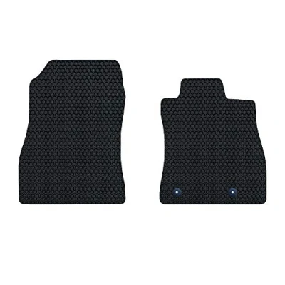 Image of Nicoman Hex Fully Tailored Car Mats Fit (2010 2019 Juke F15) (Front Set 2 Piece,Black)