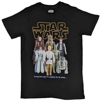 Image of Star Wars T Shirt Rebels Toy Figures Official Mens Black M