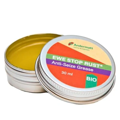 Image of EWE STOP RUST® GREASE 30ml. Lanolin based anti rust and lubricant. Made in Wales