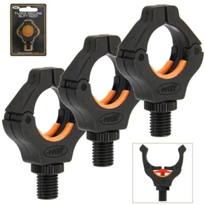 Image of NGT T Lock Fully Locking Spring Clamp Rod Rest Butt rests