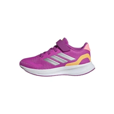 Image of adidas Performance Stabilty running shoes for kids, Size: 10K, Purple burst silver metallic semi spark Textile/synthetics