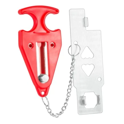 Image of Portable Door Lock for Travel,Hotel Travel Safety, Hotel Lock, Rooms, Travelling, Safe Door,1 Pack