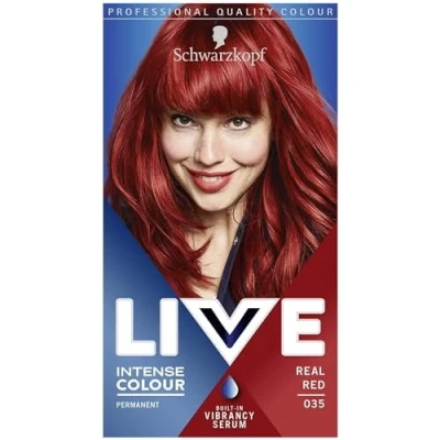Image of Schwarzkopf LIVE Colour + Lift Deep Red Permanent Hair Dye L75, Vibrant Lightens Up To 3 Levels, Long Lasting with Built In Lightener