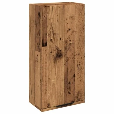 Image of vidaXL Wall mounted Bathroom Cabinet Artisan Oak, Engineered Wood Vanity Unit with Ample Storage, Space Saving Design, Modern Style, 32 x 20 67 cm