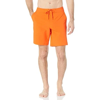 Image of Amazon Essentials Men&#039;s Board Shorts, Orange, S