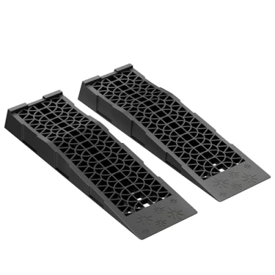 Image of XPOtool Level Ramp Set 2 pcs 700x200x78 mm Extra Flat Caravan Car Campervan Motorhome Wheel Chock 3t