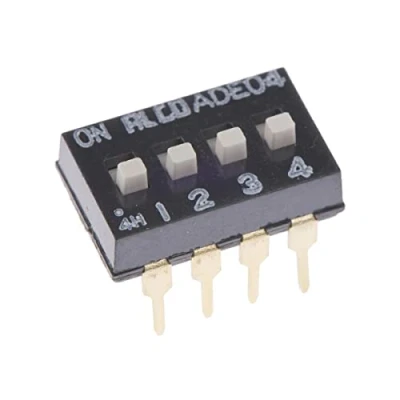 Image of 4 position dip switch TE Connectivity ADE04A04