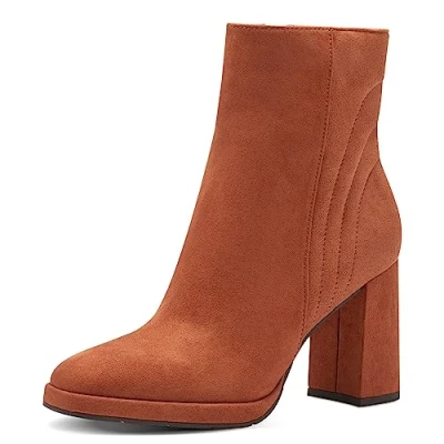 Image of MARCO TOZZI Women&#039;s 2 25337 41 Boot Heel, Rust, 5