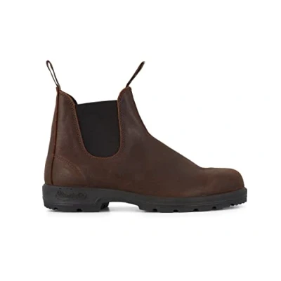 Image of Blundstone 1609 Antique Brown Leather Unisex Chelsea Boots