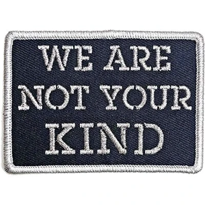 Image of Slipknot Patch We Are Not Your Kind Stencil Band Logo Official woven iron on Taglia unica