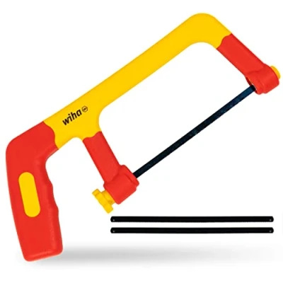 Image of Wiha SB 246 Injection Insulating Junior Hacksaw, Red and Yellow, (43125)