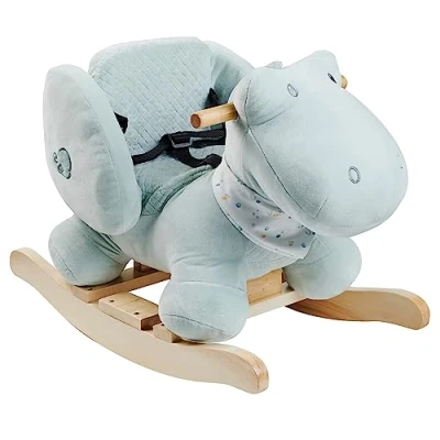 Image of Nattou 950206 ROMEO, JULES &amp; SALLY Rocking Animal, lightblue