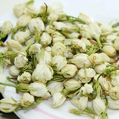 Image of GLORIOUS INHERITING/BAIGUZHENZHEN Asian Origin Fragrant Dried Jasmine Bud with Net Bag of 1,000 grams