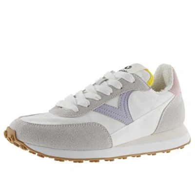 Image of victoria Astro Nylon Low Tennis &amp; Contrasting Pieces Serrated Sole 1138100 for Women LILA 36