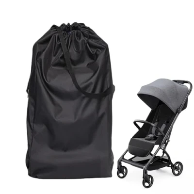 Image of FunnAura 95 X 58 Cm Pram Bag for Airplane, Portable Shoulder Stroller Travel Pushchair Transport