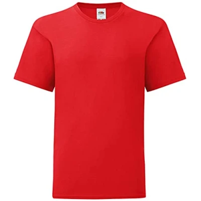 Image of Fruit of the Loom boys&#039; t shirt., Boys&#039;, 61 033 0, red, 164 cm