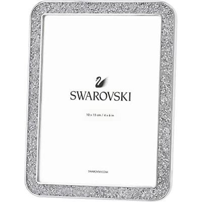 Image of Swarovski Minera Picture Frame, Small, Silver Tone
