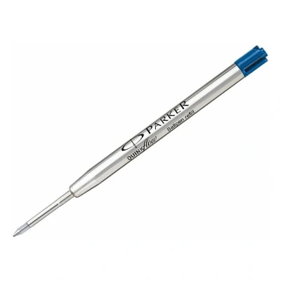 Image of Parker Ballpoint Pen Refills Medium Point Blue QUINKflow Ink 2 Count