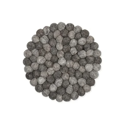 Image of Southwold Round Trivet by Garden Trading Crafted in Felt H2.5 X Diameter 22cm