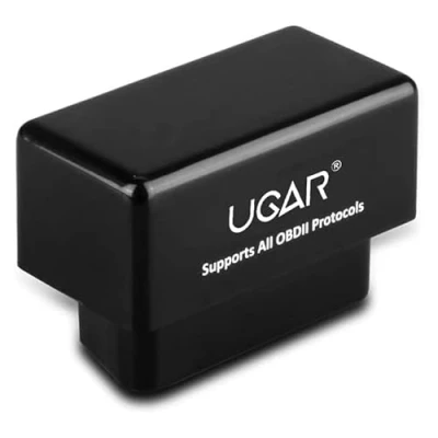 Image of UGAR Mini Bluetooth OBD II Scanner for Android Head Units, Auto Check Engine Light Code Reader Diagnostic Scan Tool Supports Torque Pro, Fusion, Car App