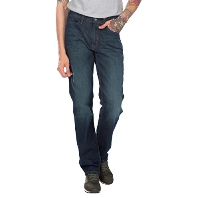 Image of Levi&#039;s Men&#039;s 541 Athletic Taper Jeans, Midnight Stretch, 33W / 32L Dark Indigo