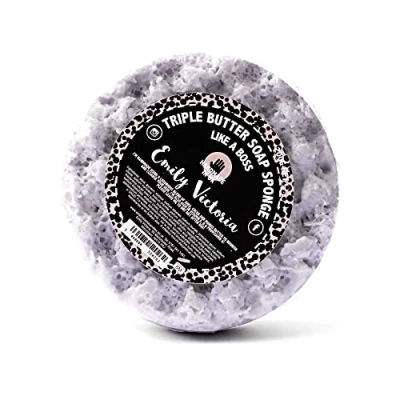 Image of Emily Victoria Triple Butter Soap Sponge Like A Boss Masculine &amp; Citrus Scent 200g