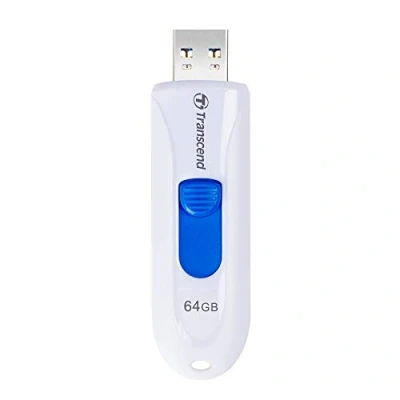 Image of Transcend 64GB JetFlash 790 USB 3.1 Gen 1 Flash Drive (USB Stick) White TS64GJF790W