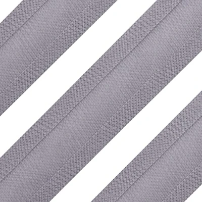 Image of Realm Bias Binding Tape, Cotton, 1 Inch / 25mm 5 Metres (Steel)