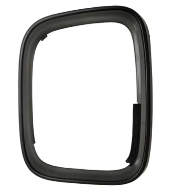 Image of KYYET Matt Black N/S Passenger Left Side Wing Mirror Frame Surround Trim Compatible with VW T5 2003 2009 &amp; Caddy MK3 2004 2015