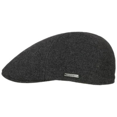 Image of Stetson Texas Wool Gatsby Cap Men Flat caps Ivy hat Duckbill with Peak, Lining, Lining Winter Autumn M (56 57 cm) Anthracite