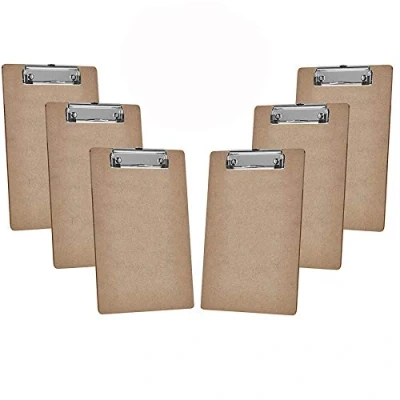 Image of Acrimet Clipboard Letter Size A4 (33 cm x 23 cm) Low Profile Clip (Hardboard) (6 Pack)