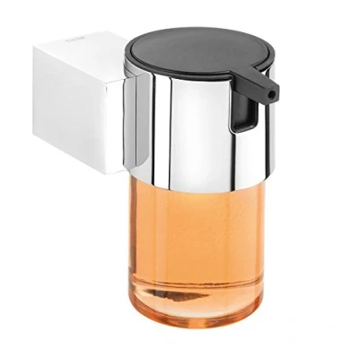 Image of Tiger Soap Dispenser, Metal, Chrome, 11 x 9.3 11.5 cm
