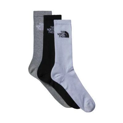 Image of THE NORTH FACE Cush Crew Socks Black Assorted XS