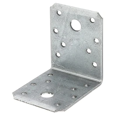 Image of Alberts 339630 Angle Connector Sendzimir Galvanised 70 x 55 mm