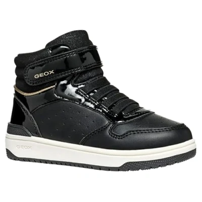 Image of Geox J WASHIBA Girl A Sneaker, 6 UK Child Black