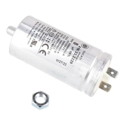 Image of sparefixd Capacitor 8uF to Fit Indesit Tumble Dryer