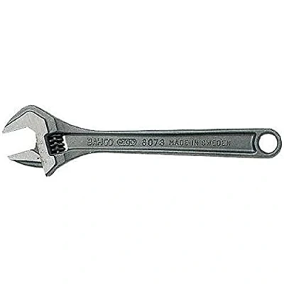 Image of Bahco 8073 C IP Adjustable Wrench in Industrial Pack, Silver, 12 Inch, 34 mm