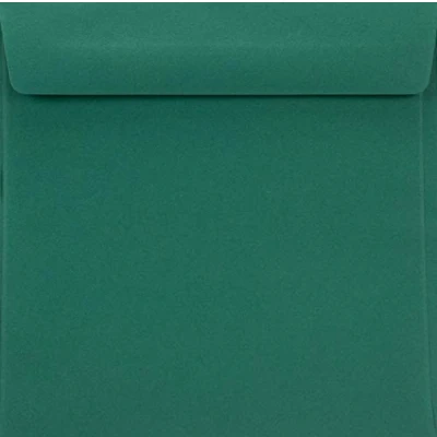 Image of Netuno 100 Square Envelopes Dark Green 155 x mm 90 g Burano English Elegant Colourful Premium for Wedding Birthday Christmas Invitations