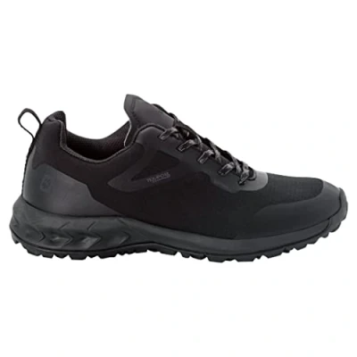 Image of Jack Wolfskin Women&#039;s Woodland Shell Texapore Low W Walking Shoe, Black, 5.5 UK