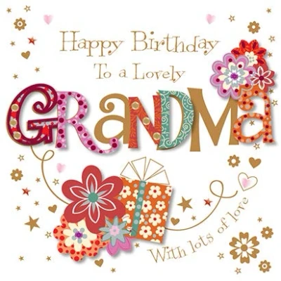 Image of Lovely Grandma Happy Birthday Greeting Card By Talking Pictures Cards