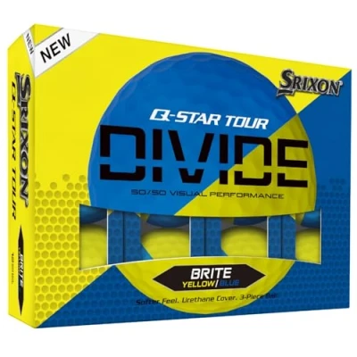 Image of Srixon Q STAR DIVIDE 12 Tour quality golf balls Perfect for short game FastLayer core High ball compression
