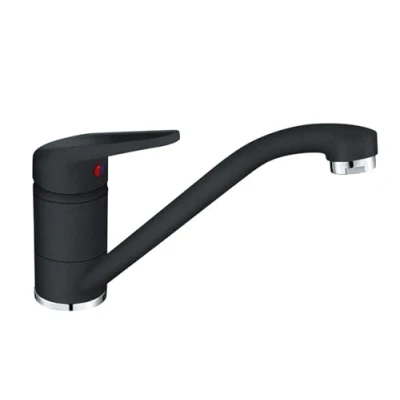 Image of Franke Kitchen Sink tap with Fixed spout Made of Granite Princess II Onyx 115.0470.661