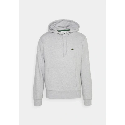 Image of Lacoste Lifestyle Unisex Hoodie, Size: 4XL, Argent chine