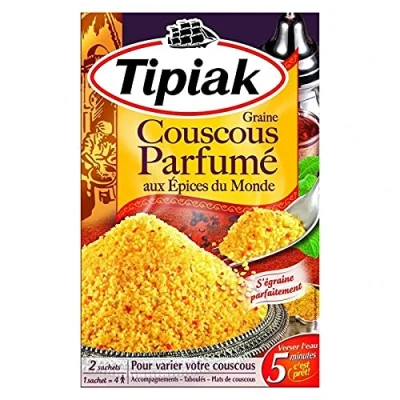 Image of Tipiak Couscous Seeds Scented with Spices of the World Pack 2 x 510 g