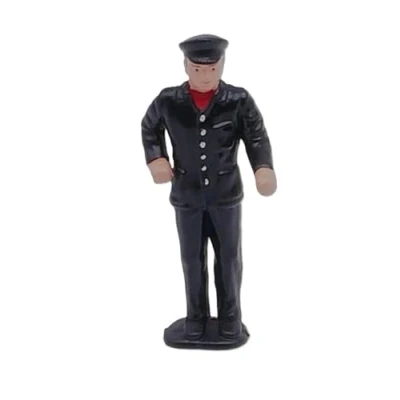 Image of MTS Line / LGB Train Driver Standing Black Wangerooge Garden Railway Track G Replacement Part Spare