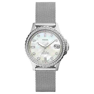Image of Fossil Women&#039;s Analogue Quartz Watch with Stainless Steel Strap ES4998