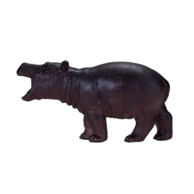 Image of MOJO Baby Hippo Hand Painted Toy Model Wildlife Animal Collection True to Life &amp; Highly Detailed Designed in UK