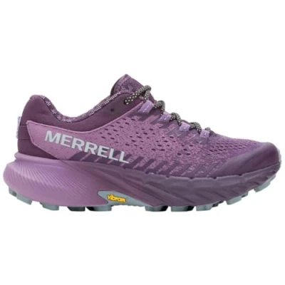 Image of Merrell Women&#039;s Agility Remix Trail Running Shoe, Plum, 6 UK